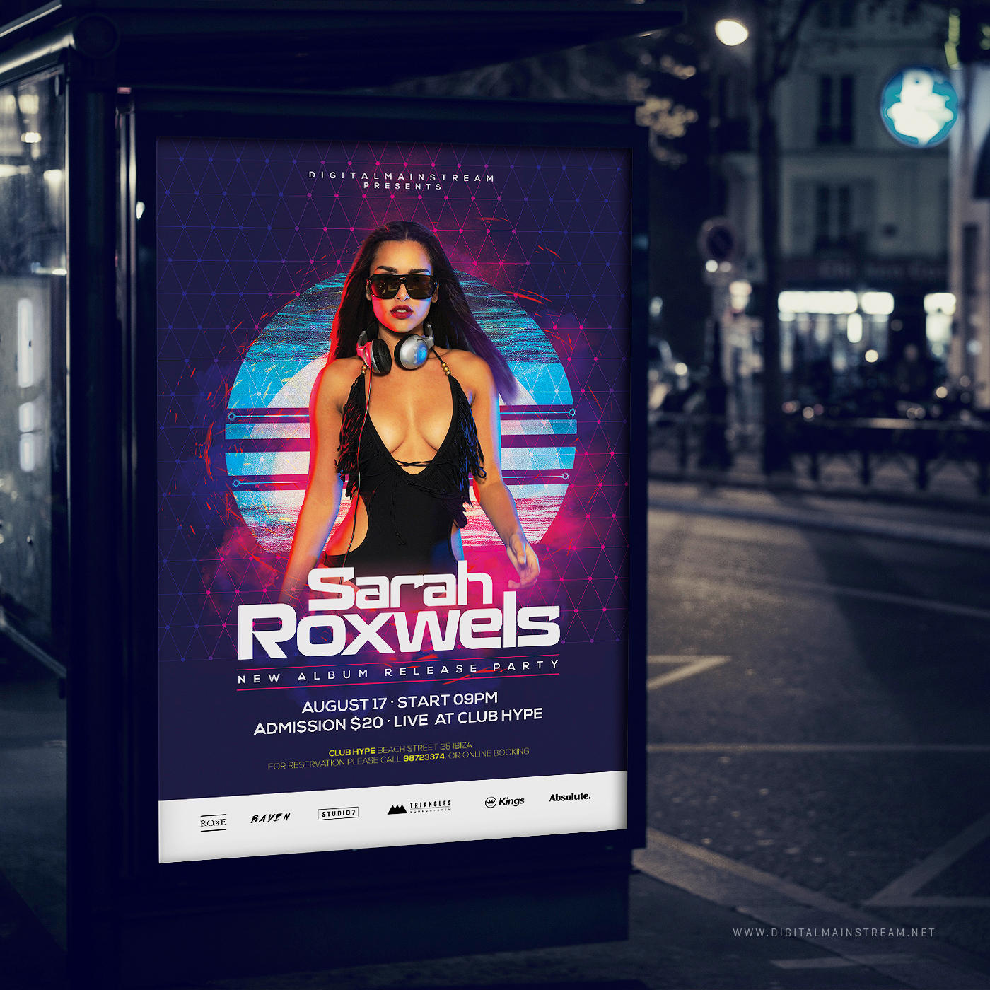 Special DJ Electro Dance Music Poster and flyer 1 by dennybusyet