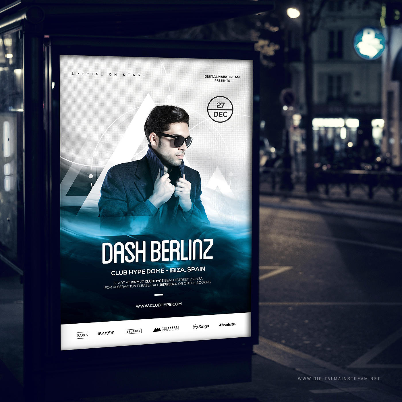 Special DJ Electro Dance Music Poster And Flyer 2 by dennybusyet