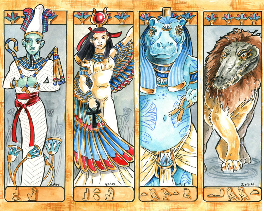 Gods Bookmarks Set 3 by Hbruton