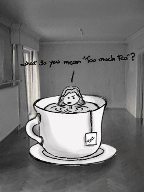 Tea diving - Gift art by devil-in-grey
