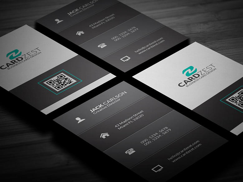 free clean vertical business card template by mengloong on deviantart horizontal business card template