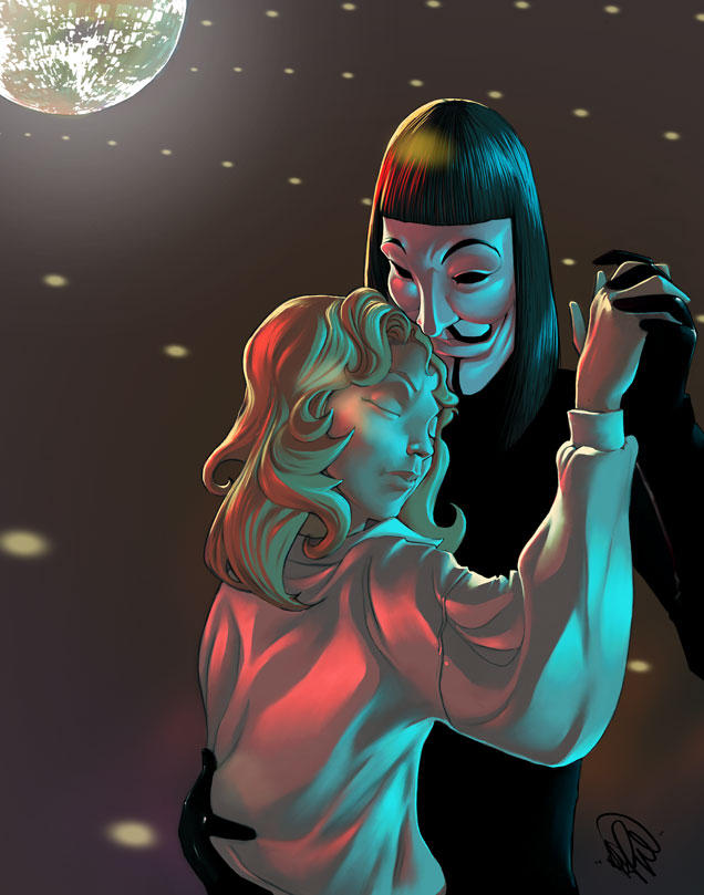 V and Evey by BillyNunez on DeviantArt