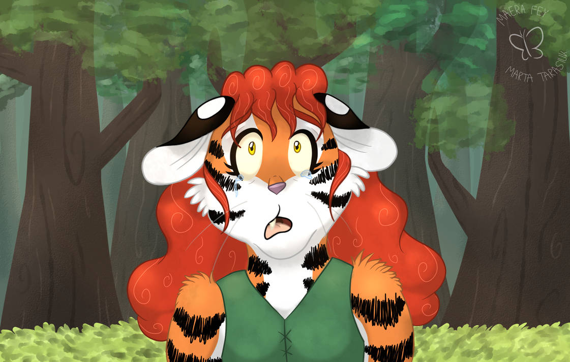 A Sad Little Kitty by MaeraFey