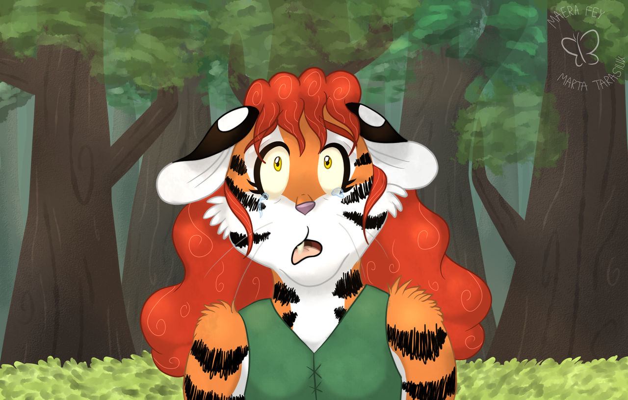 A Sad Little Kitty by MaeraFey