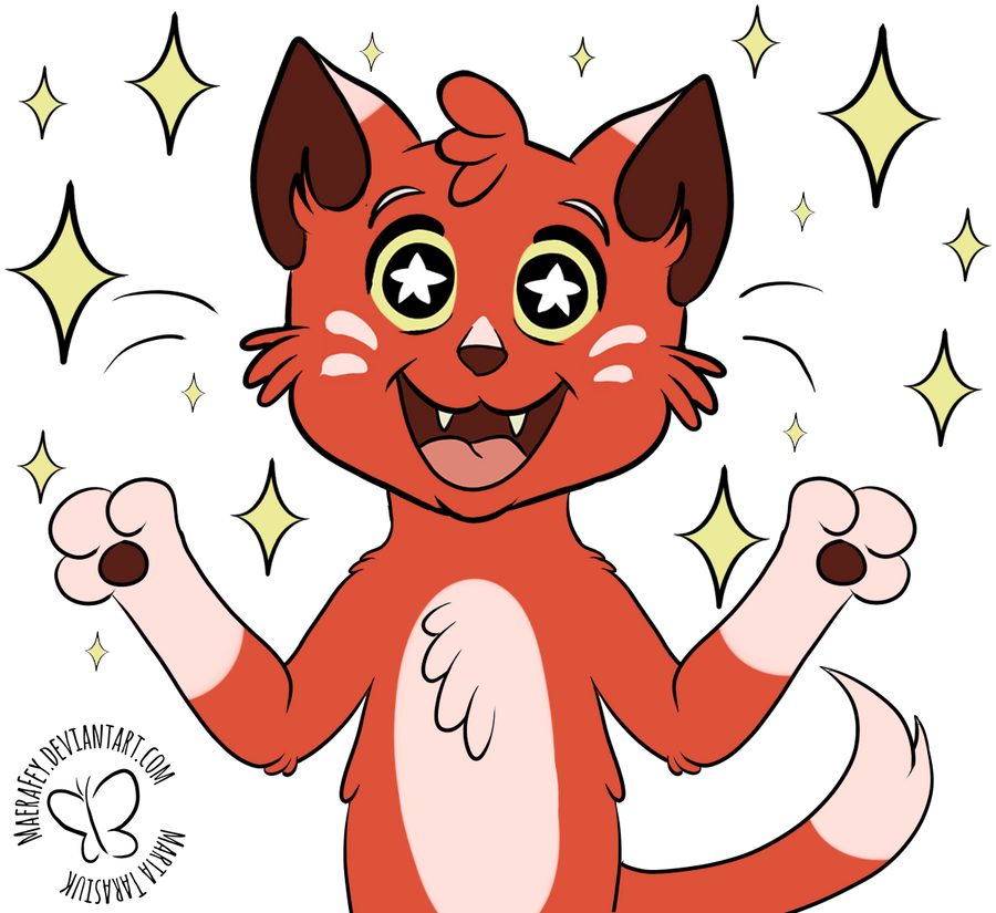 Sparky the Cat by MaeraFey