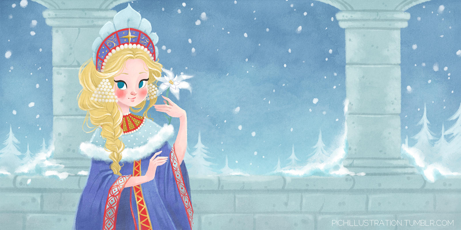 Vasilisa with the golden tress by Chpi