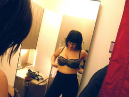 boudoir bra reflection by Pippa-pppx
