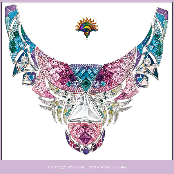 Gems Collier Necklace by LilyStox