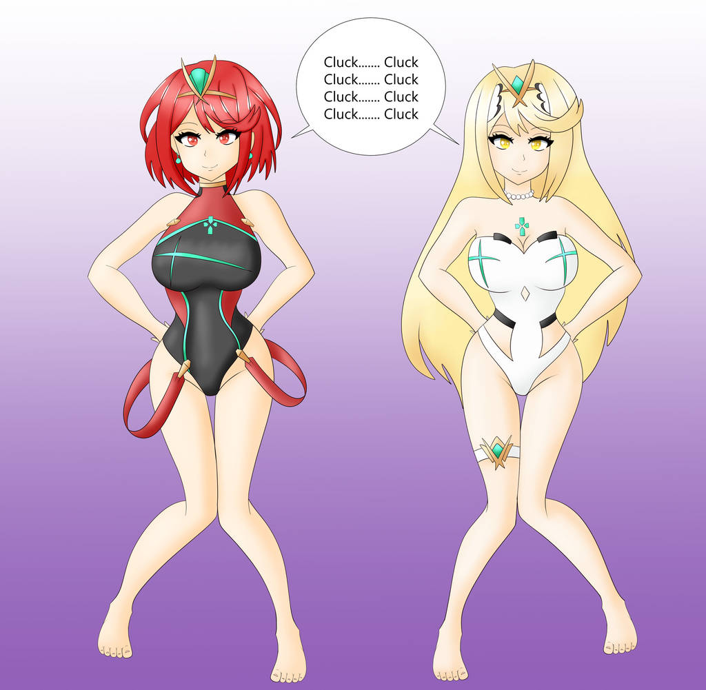 COM Pyra and Mythra from Xenoblade Chronicles 2 by TigersSunshyn on DeviantArt