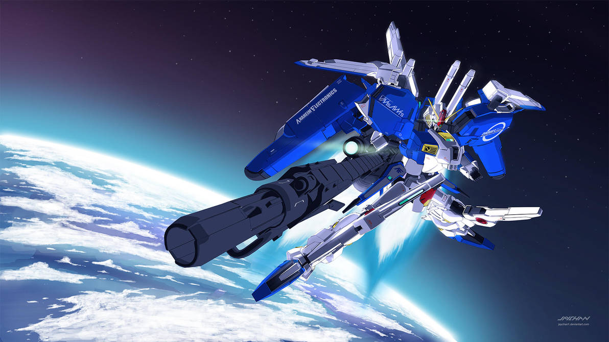 Ex-S Gundam Space version by Jaychan1