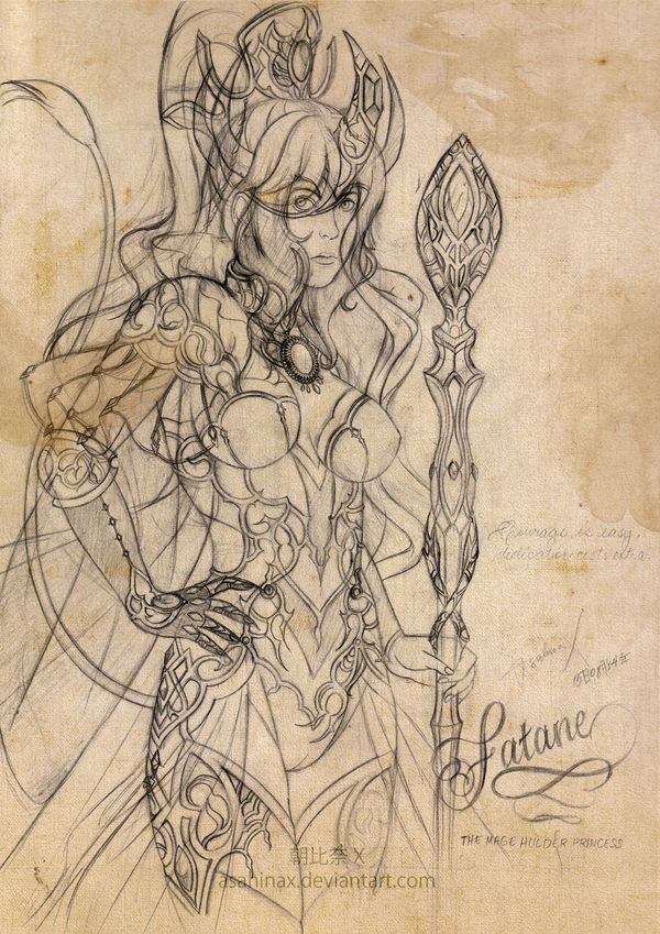 Contest Entry: Fataneh, The Mage Hulder Princess by AsahinaX