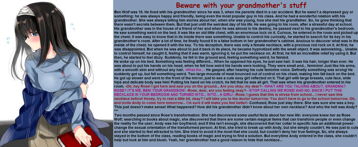TG Caption - Beware with your grandmother's stuff by TGComps