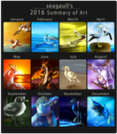 2016 Summary of art by seagaull