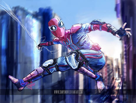 Spiderman's budget costume by sempernow