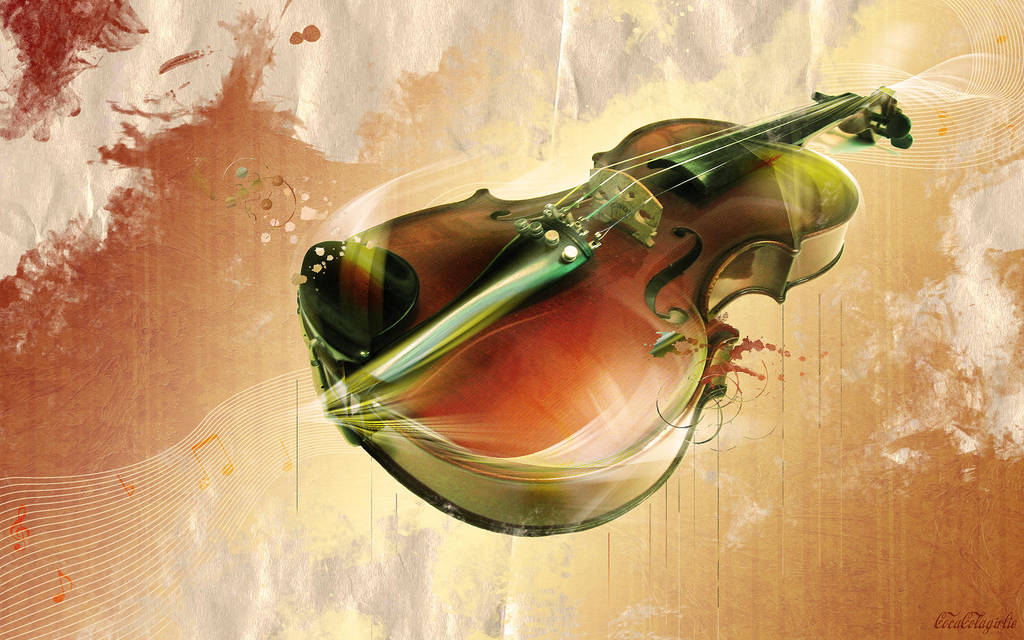 'Unplayed Violin' by cocacolagirlie