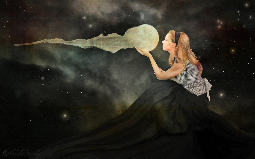 'To the moon...' by cocacolagirlie