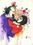 JOKER X HARLEY by lora-zombie