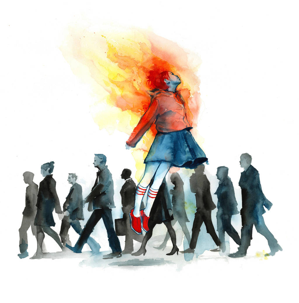 Flaming Heart by lora-zombie