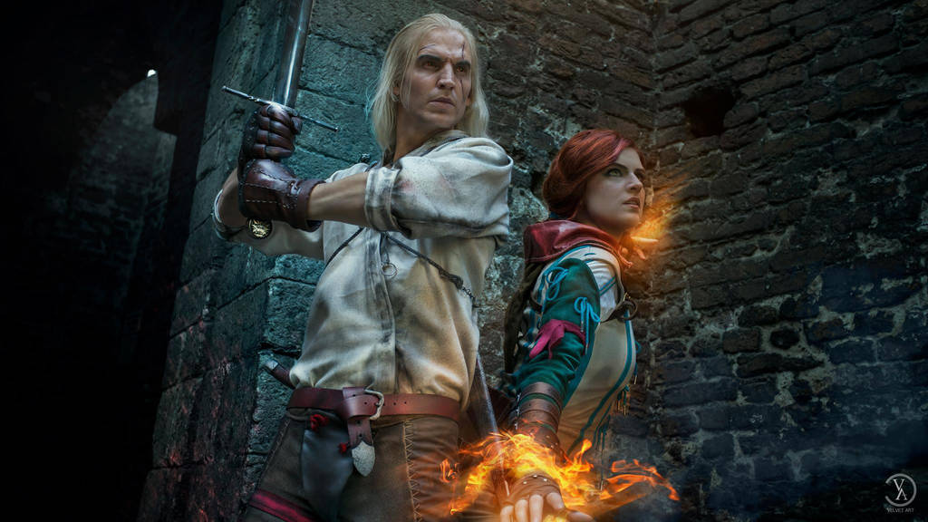 The Witcher - Geralt and Triss cosplay costumes by RBF-productions-NL
