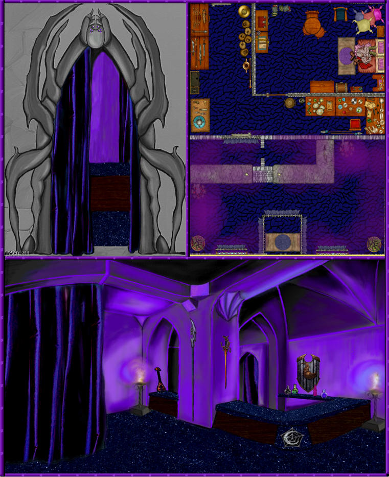 the drow workshop by SilenceGoddess