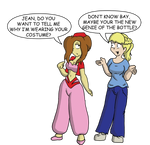 Bay and Jeanie Costume swap by CDRudd