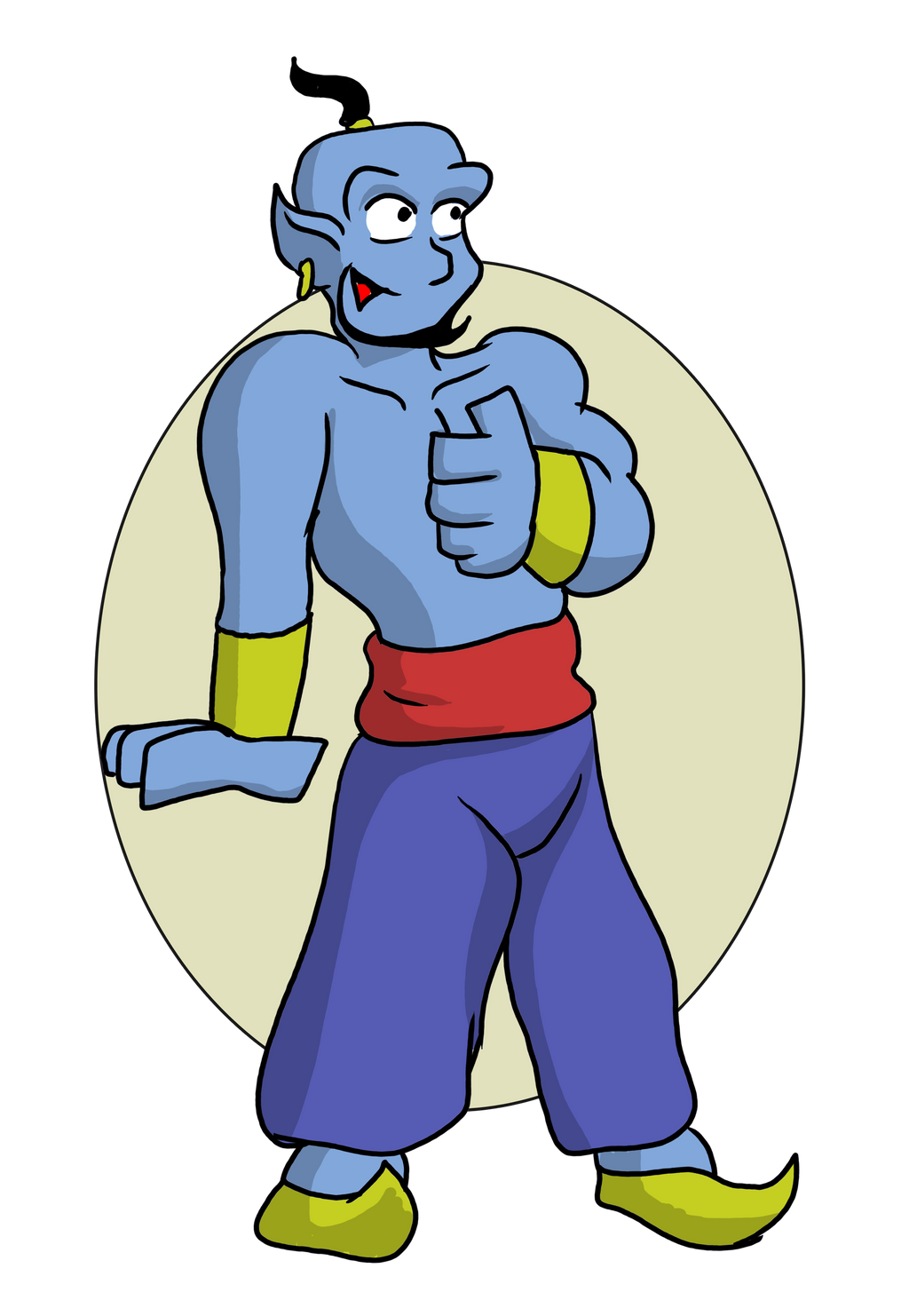 A Blue Genie by CDRudd