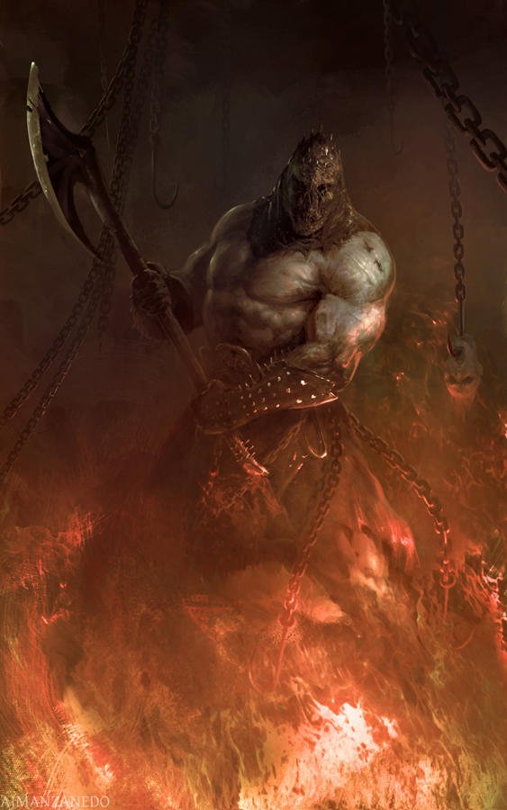 Infernal executioner. WIP! by Manzanedo