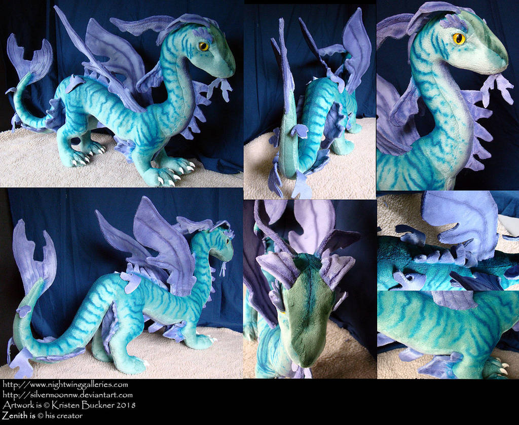 Zenith - Leafy Sea Dragon Dragon Soft Sculpture by silvermoonnw
