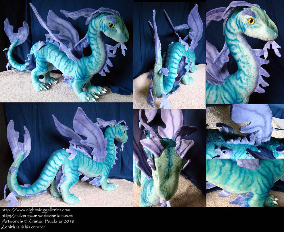 Zenith - Leafy Sea Dragon Dragon Soft Sculpture by silvermoonnw