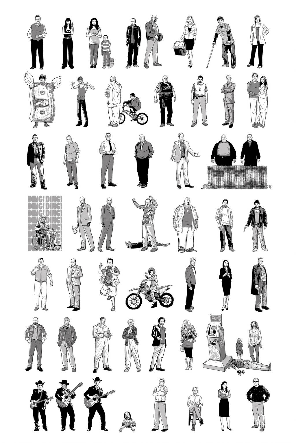 The Elements of Bad poster by dennisculver