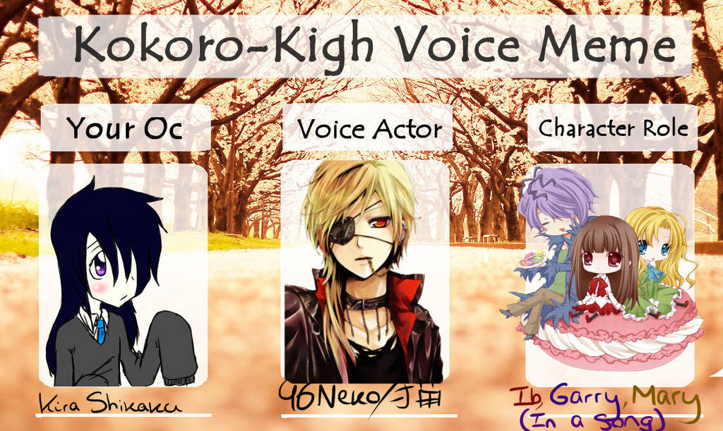 Voice meme kira by ShiroShototsu