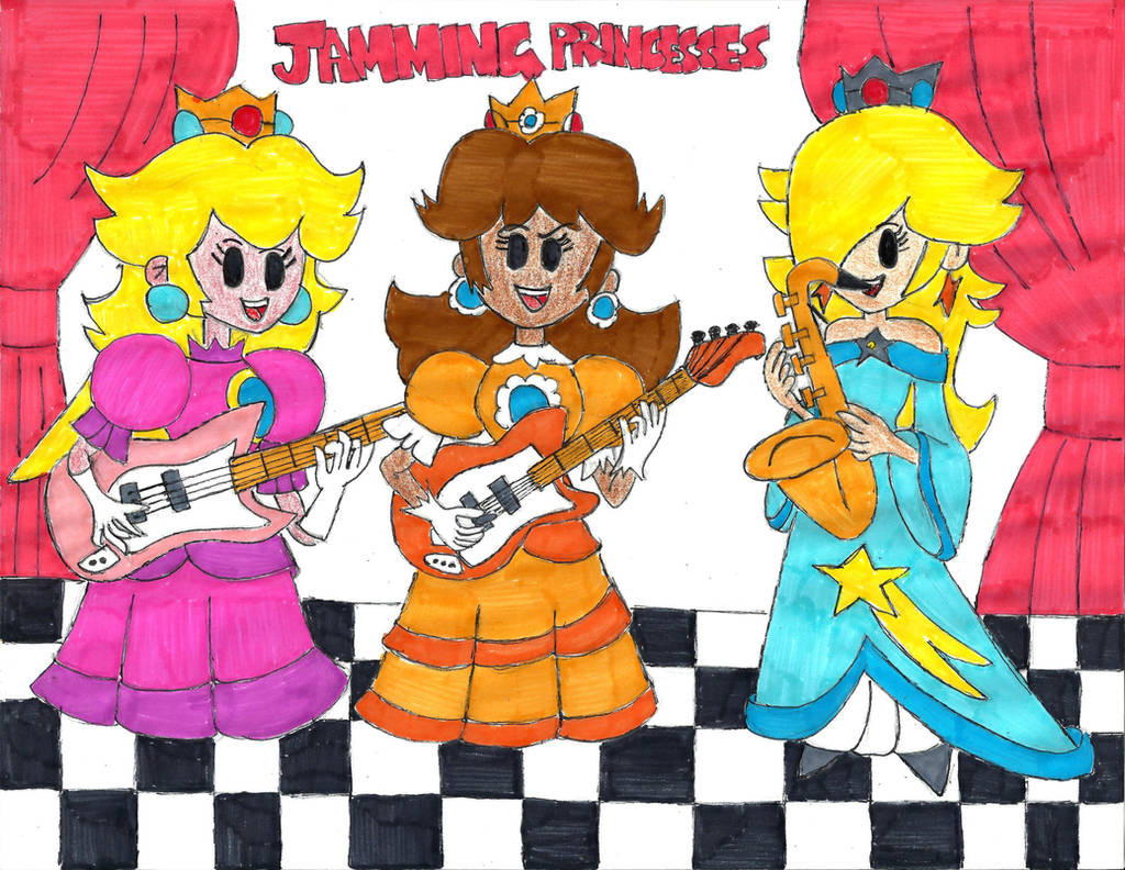 Jamming Princesses by PhantomMasterRamos89