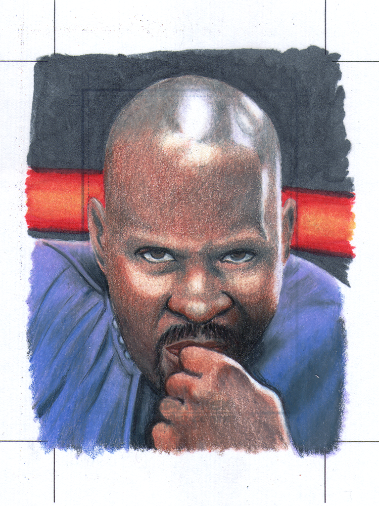 Sisko officially licensed sketch card by comicsINC