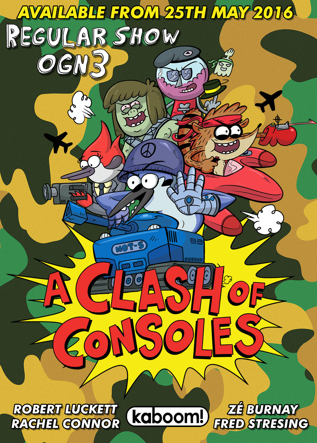 Regular Show OGN3 A Clash Of Consoles Advert by luckettx