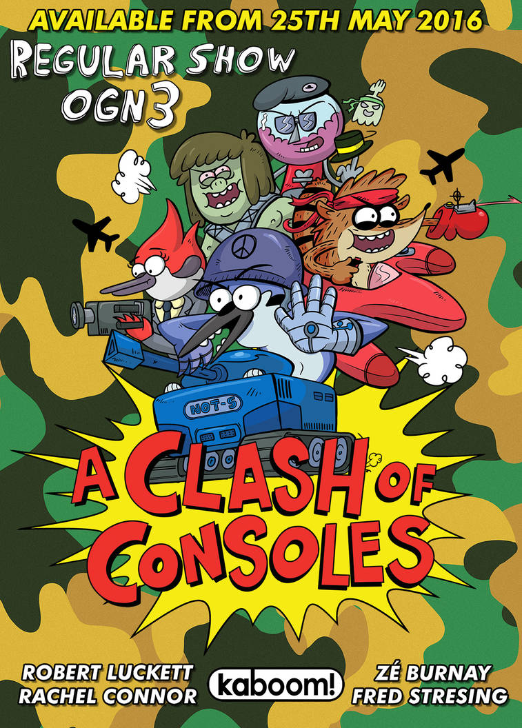 Regular Show OGN3 A Clash Of Consoles Advert by luckettx