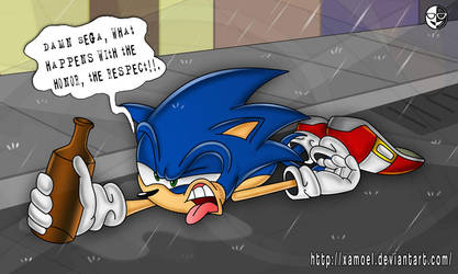 Sonic and the black days by XAMOEL