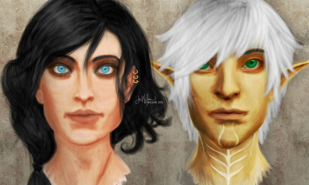 FenHawke Wallpaper - featuring Arianne by Auridesion