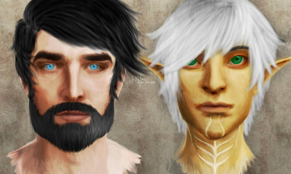 FenHawke Wallpaper - featuring Garret/Ian by Auridesion