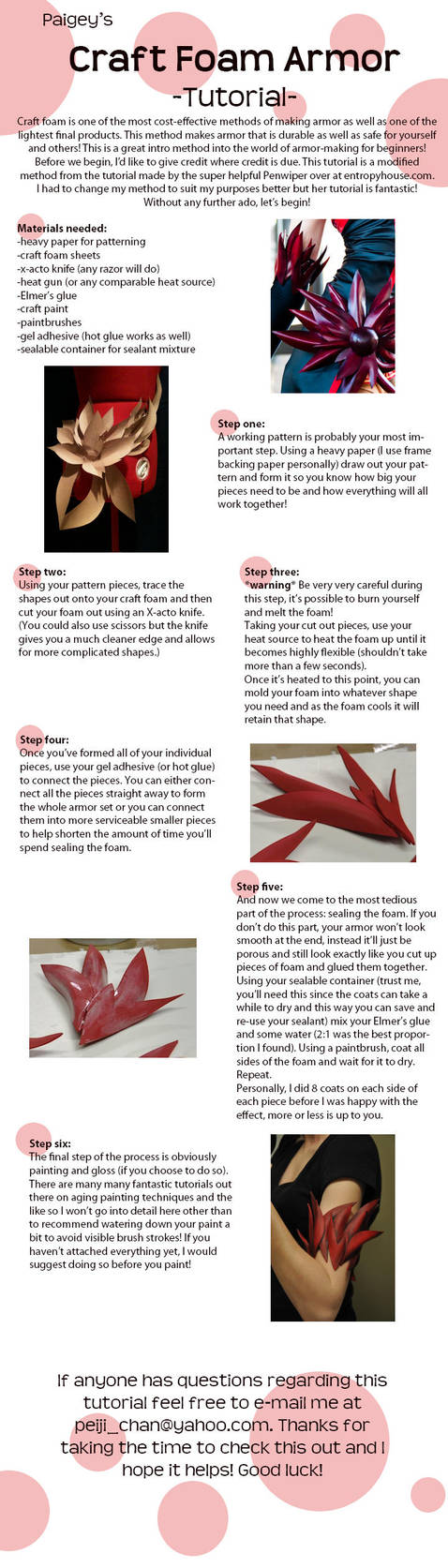 Craft Foam Armor Tutorial by MissCordie