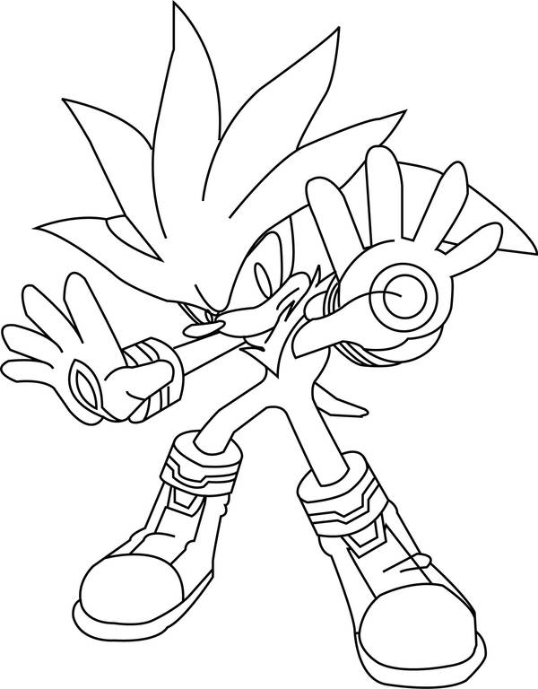 Download Silver the Hedgehog lineart by lineartdrawer on DeviantArt