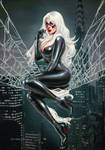 Glamourous Black Cat by Little-Ginkgo