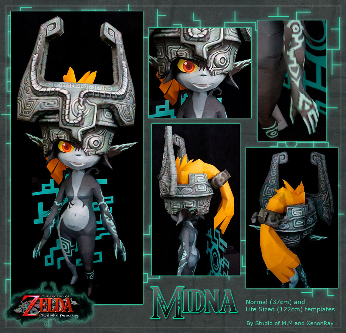 Midna Papercraft Download by Avrin-ART