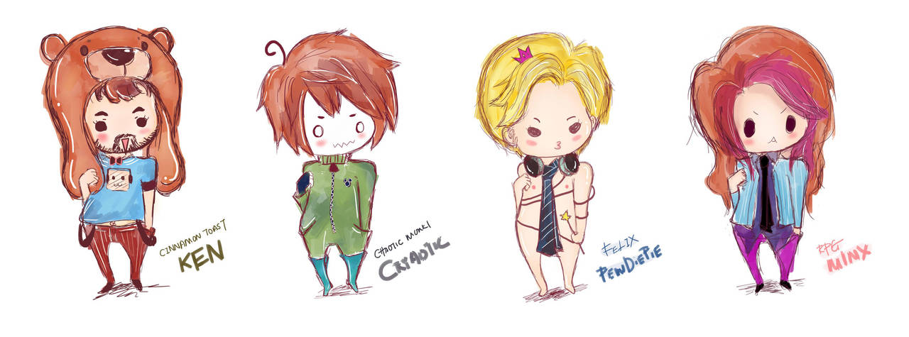 Chibi Youtube Gamer By Tickle90cat On Deviantart