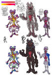 Crystal Tree Lobsters by fluffyz