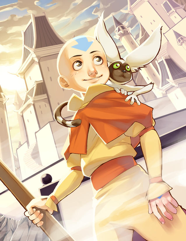 Avatar Aang by nikogeyer