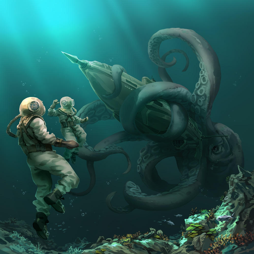 20,000 Leagues Under the Sea by nikogeyer