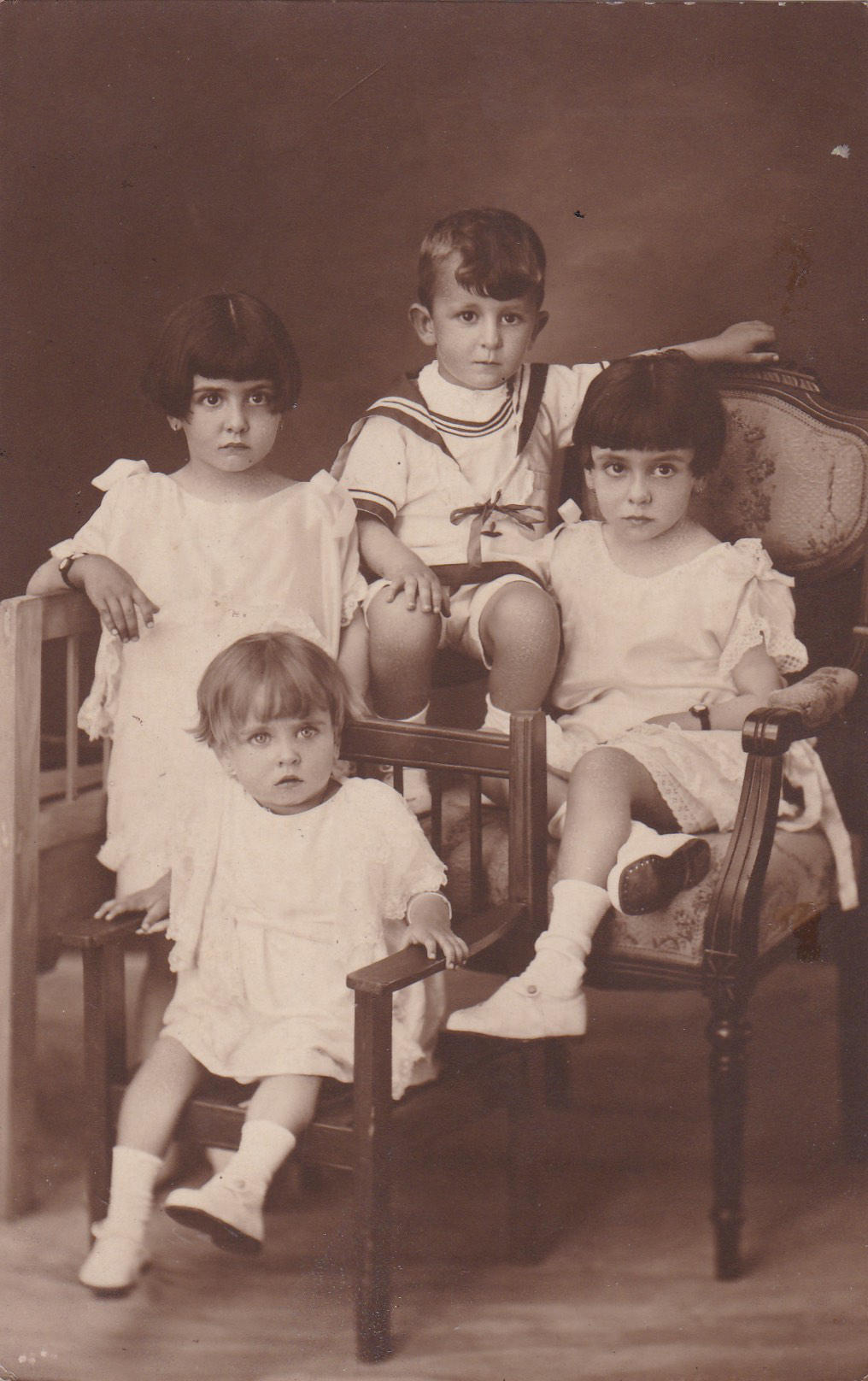 Vintage children picture by photoshop-stock