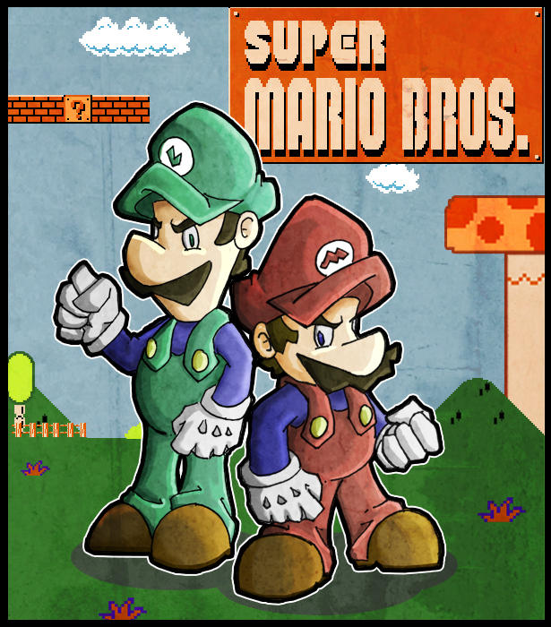 The Mario Twins by LeoCamacho