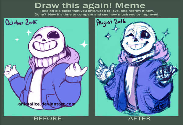 Draw this again meme.. by Animalice