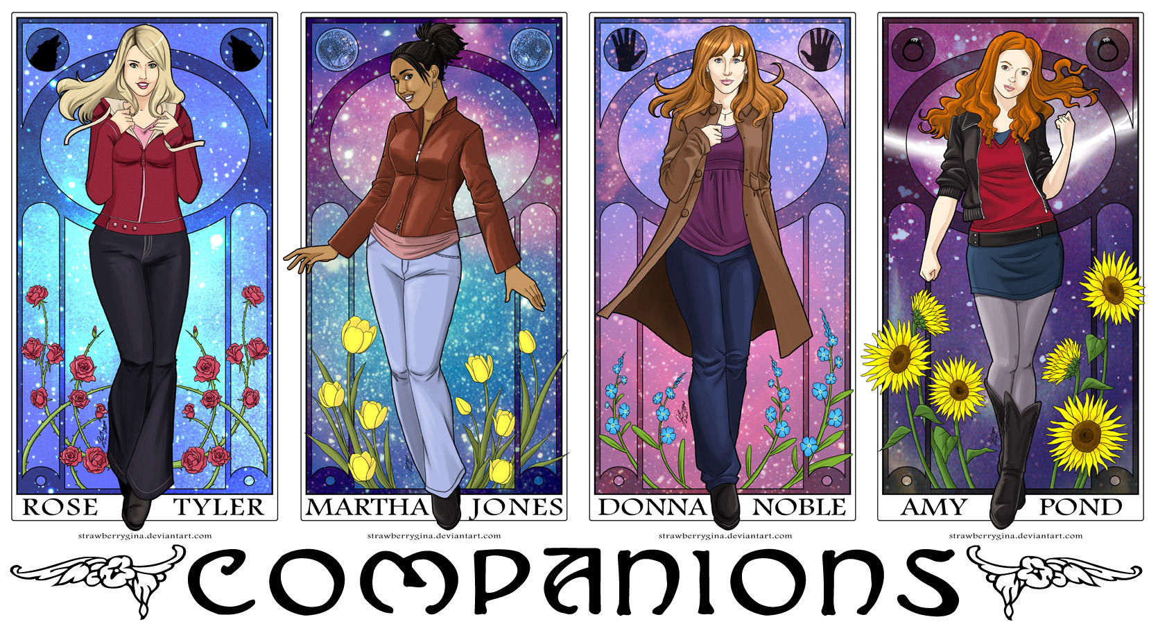 Doctor Who - Companions by strawberrygina